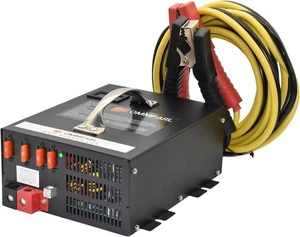 ¡NUEVO! Convertidor de potencia de 100 amperios para autocaravana cámper con mango y cables de 15 ft, 3 etapas - Imagen 1 de 15