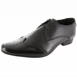 Zapato Oxford Ben Sherman para Hombres 'Myas Brogue', Negro, EE. UU. 7-7,5 - Imagen 1 de 3