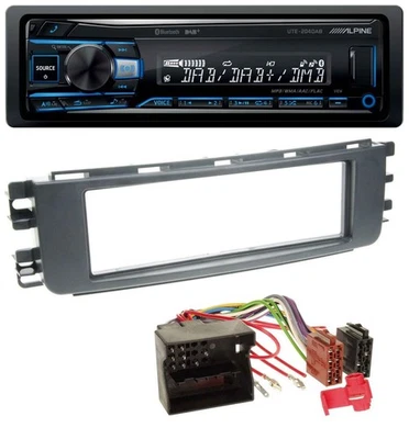 Alpine USB Bluetooth DAB MP3 Autoradio für Smart ForFour (454, 2004-2006) - Bild 1 von 4