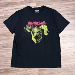 Y2K / 2020 Vtg Fallout Exclusive Bethesda Deathclaw 2XL T-Shirt Black Video Game - Picture 1 of 9