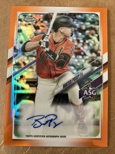 2022 Topps Chrome ASG Orange Auto Buster Posey (12/25) Giants HOF - Picture 1 of 2