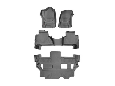 WeatherTech FloorLiner for 2015-2020 Cadillac Escalade - Full Set, Black - Image 1 of 4