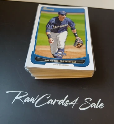 2012 Bowman Baseball Single Cards - Discounts Available - Image 1 of 2