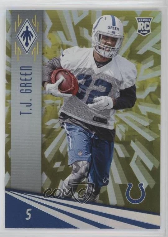 2016 Panini Phoenix Rookies Yellow /25 TJ Green #179 Rookie RC - Image 1 of 2