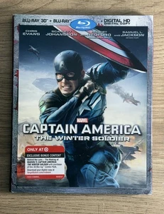 Marvel Captain America Winter Soldier Blu Ray 3D + Digital Target Exclusive - Picture 1 of 5