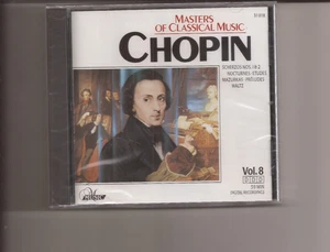 Masters of Classical Music: Chopin CD, 1998, Delta Distribution, New, Free Ship! - Foto 1 di 2