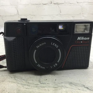 Nikon One Touch 35mm Film Camera 1:2.8 Lens with Strap-NOT TESTED - Picture 1 of 6