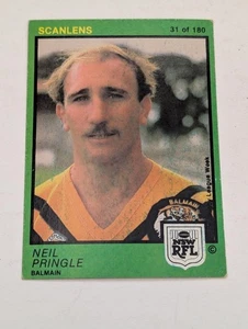 1982 Scanlens Rugby League Card #31/180 Neil Pringle Balmain Tigers - Bild 1 von 2
