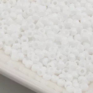Toho Seed Beads 8/0 White Opaque 15g #41 10642150 - Bild 1 von 1