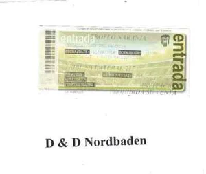 Ticket / Eintrittskarte  18/19   Freunfschaft   FC Valencia - Bayer 04 Leverkuse - Imagen 1 de 1