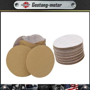 NO-Hole Grit 80-320 6" Hook Loop Pads Sanding Disc Flocking Sand Paper 100Pack - Picture 1 of 10