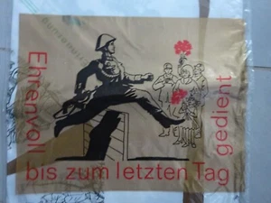 (100% ORIGINAL) DDR NVA GRENZTRUPPEN RESERVISTENTUCH in der Tüte. Tuch - Bild 1 von 4