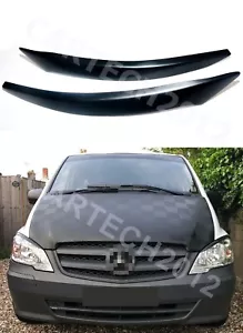 Headlight Eyebrows Mercedes Vito/Viano (W639) 2010-2014 lift ABS Plastic, tuning - Picture 1 of 4