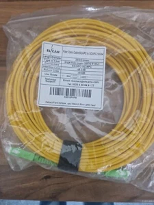 Elfcam® Fibre Optic Cable Compatible with SC/APC to SC/UPC Free Box (25m) - Picture 1 of 6