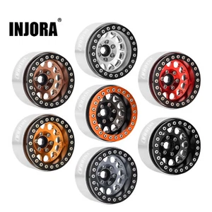INJORA Desplazamiento Negativo 10.4mm Profundo Plato Beadlock Ruedas 1.9 para 1/10 RC Oruga - Imagen 1 de 43