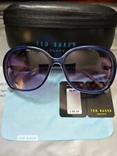 Ted Baker Ray of Sunshine Sunglasses TB1603 Rios 608 Dark Blue Grey RRP £75