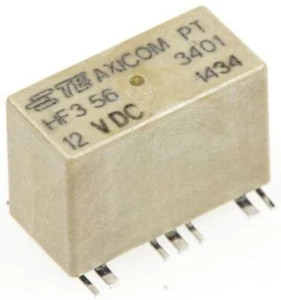 1 x TE Connectivity PCB Mount RF Relay, 12V dc Coil, 50Ω Impedance, 3GHz Max. Co - Picture 1 of 1