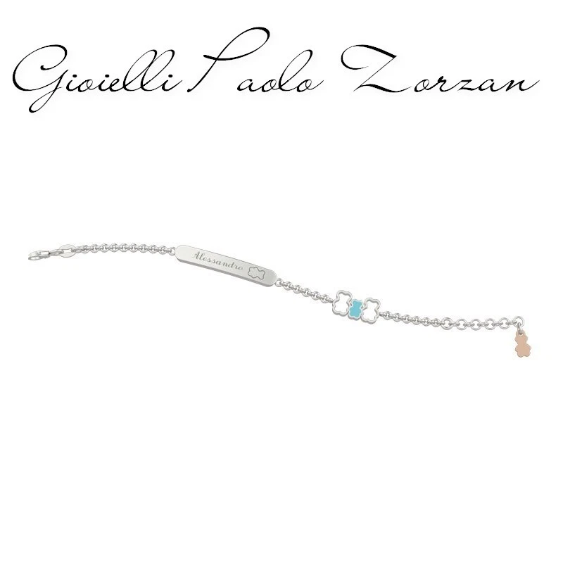 Bracciale Nanan bimbo personalizzabile in argento NAN0069 - Immagine 1 di 1