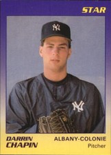 1989 Albany Yankees Star #3 Darrin Chapin