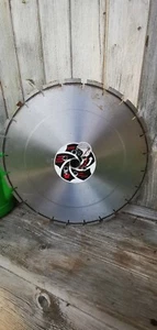 Diamanttrennscheiben, 400mm x 25,4 mm 24 Segmente 40 x 2,9 x 9 mm, Standardverza - Bild 1 von 12