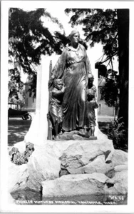 1940s RPPC Postcard Pioneer Mothers Memorial Vancouver Washington WA Unposted - Picture 1 of 2