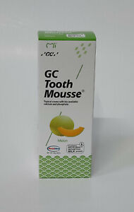 GC Tooth Mousse MELON  Topical Creme Bioavailable Calcium  & Phosphate- MELON