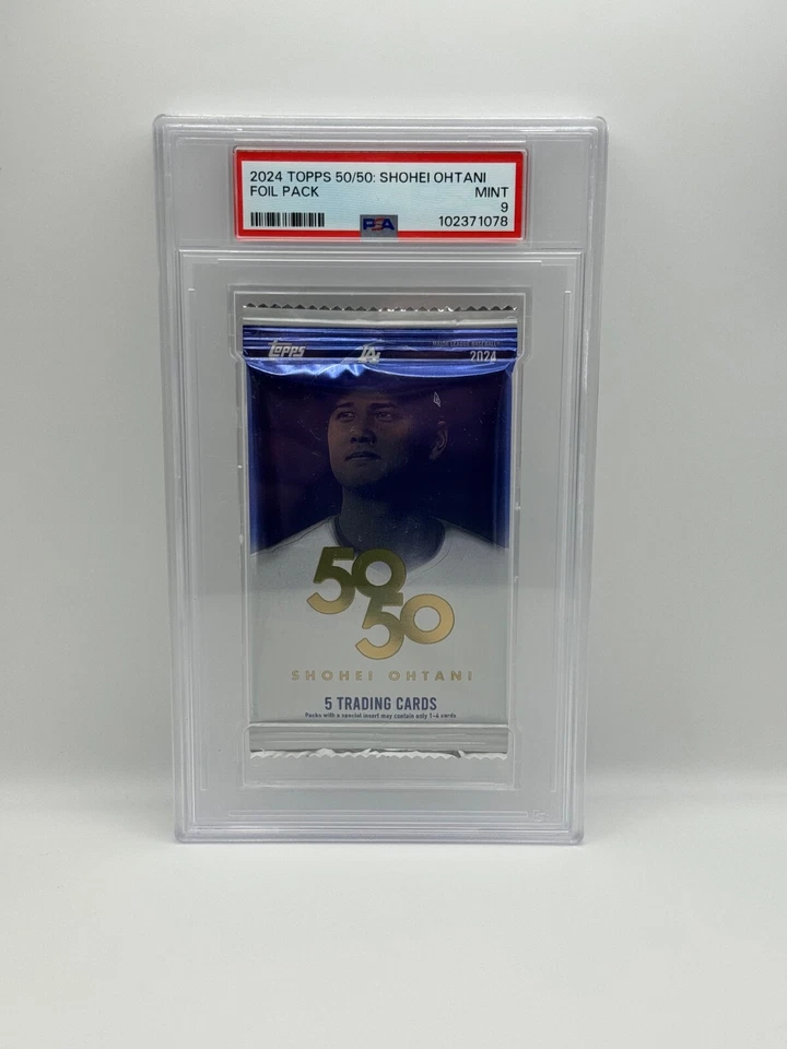 2024 Topps 50/50 Shohei Ohtani Pack w/5 Cards Possible/Inserts/Numbered/1 of 1