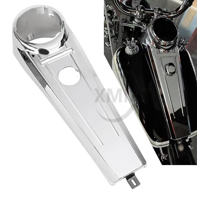 Chrome Dash Panel Gas Tank Fuel Cover For Harley Softail 00-17 Heritage Classic - Image 1 of 4