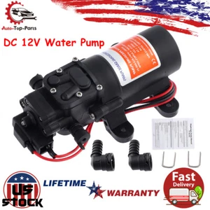 35PSI Water Pump Self Priming Diaphragm DC12V High Pressure RV Automatic Switch - Picture 1 of 21