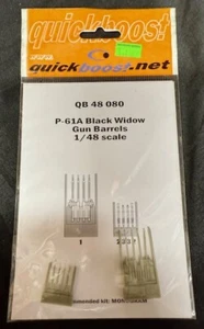 Quickboost QB48074 -P-61A Black Widow Pistola Barriles para Monograma Kit - Nuevo - Imagen 1 de 2
