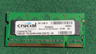 Crucial CT6464AC53E.8FB - 512MB DDR2-533MHz PC2-420 - Image 1 of 2