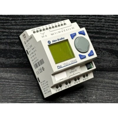 Allen Bradley 1760-L12BWB 1760L12BWB Ser B Rev A Pico Controller 24VDC 2W PLC - Image 1 of 4