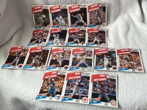 McGwire, Clemens, Gooden Lot de 17 cartes de baseball DRAKES CAKES 1988 PANNEAU NON COUPÉ - Photo 1 sur 18