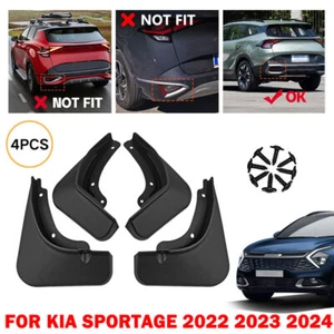 Juego de 4 protectores contra salpicaduras moldeados guardabarros para Kia Sportage 2022 2023 - Imagen 1 de 8