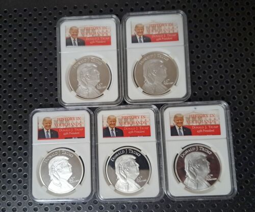 Lot Of 5 Collectible Commemorative Coins 🪙. #Z191