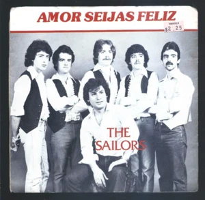 Vintage The Sailors-Amor Seijas Feliz/Dia a Dia 45 7" Vinyl Record Henda Records - Imagen 1 de 4