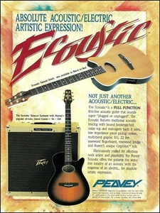 Guitarra Eléctrica/Acústica Serie Peavey Ecoustic Clásica 50/410 Amplificador Anuncio - Imagen 1 de 3