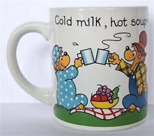 Vintage 1987 Berenstain Bears Ceramic Coffee Cup Mug Princess House 10oz