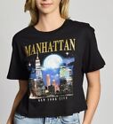 Women's graphic tee shirt New York Manhattan Size S, M, L