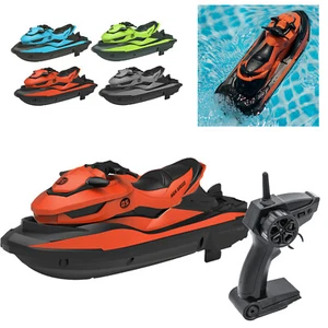 M5 Mini RC Jet Ski 2.4G 50 metri distanza telecomando spruzzo d'acqua estivo GGj - Foto 1 di 18