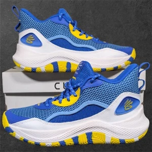 Under Armour Curry 3Z 24 Basketball Shoes Men's 7.5 Women's 9 Blue White - Picture 1 of 6
