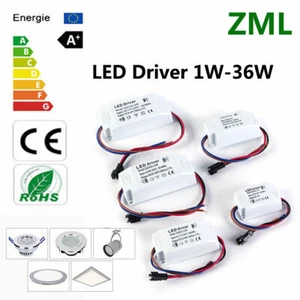 LED Transformateur driver 220V à DC 12V 24V 36V Alimentation 300mA 3W 8W 18W 25W - Photo 1 sur 14