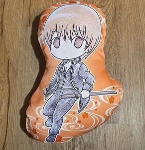 Cojín de felpa Gintama Sougo Okita Chibi anime manga coleccionable Japón - Imagen 1 de 5
