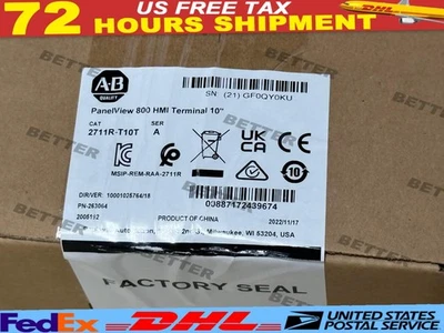 2711R-T10T 2022 SER A NEW Allen-Bradley PANELVIEW 800 10.4-INCH HMI TERMINAL - Image 1 of 4