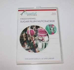 Freestanding Sugar Plum Nutcracker Embroidery project by Scissortail Stitches - Picture 1 of 2