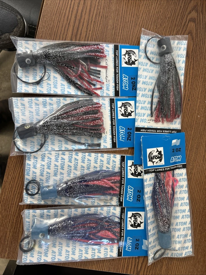Atom 2 盎司重型诱饵套装。    Qty 6 — 第 1/1 张图片