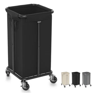 Wäschekorb mit Rollen, rollender Wäschekorb, 30 Gal.(115L), abnehmbar... - Bild 1 von 9