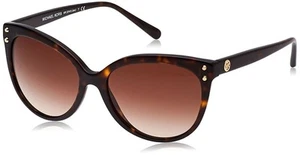 Gafas de sol Michael Kors Jan MK2045 55 mm acetato de tortuga oscuro/marrón degradado - Imagen 1 de 4