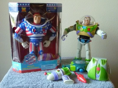 Nuevo Buzz Lightyear Estrellas y Rayas en Caja - Buzz Original - ¡5 Piezas Extra! Foto 1 de 4
