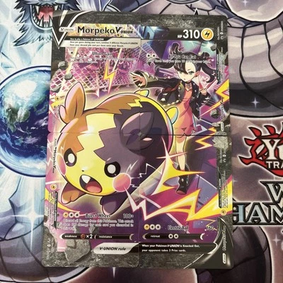 (SU) Pokémon TCG Sword & Shield Promo Morpeko V-Union SWSH 287-290 4 Card Set LP - Image 1 of 2